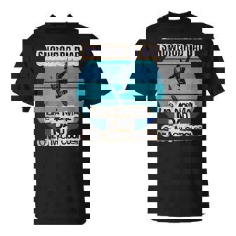 Papá Que Practica Snowboard Como Un Papá Normal Pero Mucho Camiseta unisex - Regaloses