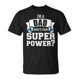 Papaater Spruch Superkräfte T-Shirt - Geschenkecke