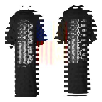Papaw Grandpa Us American Flag Grandfather Day T-Shirt | Seseable CA