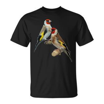Par De Jilgueros Regalo Para Los Amantes De Los Jilgueros Camiseta unisex - Regaloses