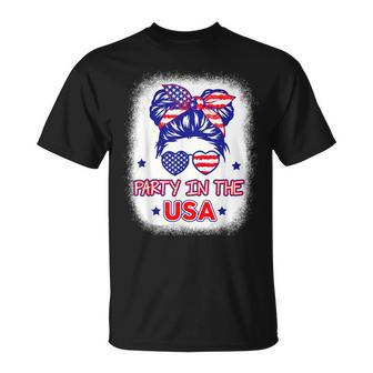 Party In The Usa Patriotic- N Girls Youth American T-Shirt - Thegiftio