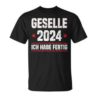 Passed Exam Geselle 2024 Azubi T-Shirt - Seseable