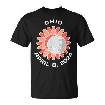 Path Of Totality Solar Eclipse In Ohio April 8 2024 Oh T-Shirt - Seseable