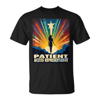 Patient Access Representative Female Hero Job Women T-Shirt - Monsterry UK