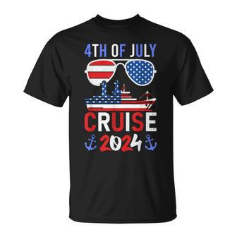 Patriotic 4Th Of July Cruise 2024 Family Squad Matching T-Shirt - Monsterry CA