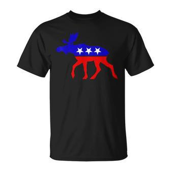 Patriotic Bull Moose Party Progressive Democrat T-Shirt - Monsterry DE