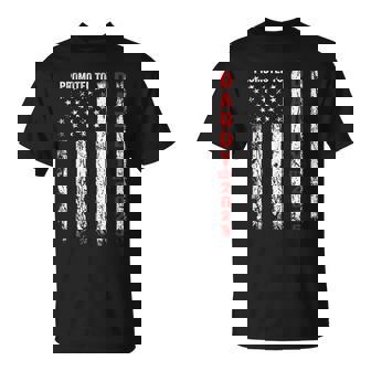 Patriotic Dad Promoted To Daddy Est 2025 New Dad 2025 T-Shirt - Thegiftio