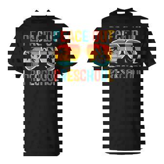 Peace Out Preschool Graduation Last Day Of Preschool T-Shirt | Mazezy