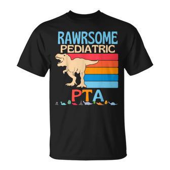 Pediatric Pta Are Awesome Personal Therapy Dinosaur T-Shirt - Monsterry CA