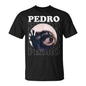 Pedro Pedro Racoon Dance Popular Internet Meme Racoon Day T-Shirt - Monsterry
