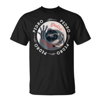 Pedro Tanzender Waschbär Pedro Pedro Tanzender Waschbär Meme T-Shirt - Geschenkecke