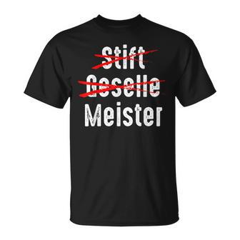 Pen Geselle Meister Outfit Craftsman Masonry Roofer S T-Shirt - Seseable