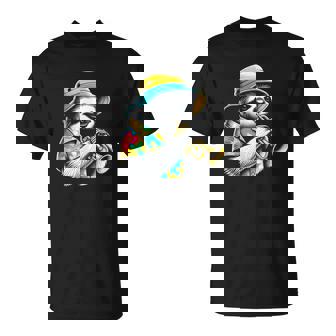 Perezoso Divertido Relajado Tocar La Trompeta Camiseta unisex - Regaloses