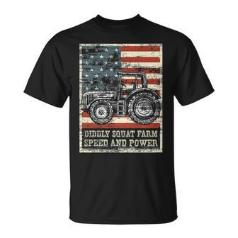 Perfect Tractor Diddly Squat Farm Speed And Power T-Shirt | Mazezy