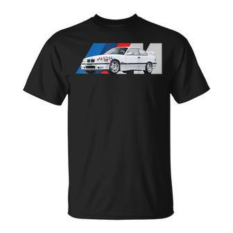 Performance German Automobile White Coupe Car Classic T-Shirt - Monsterry CA