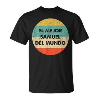 Personalisiertes T-Shirt El Mejor Samuel Del Mundo, Vintage Design - Seseable