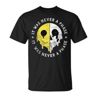It Was Never A Phase Skeleton Vintage Concert Elder Emo T-Shirt - Monsterry DE
