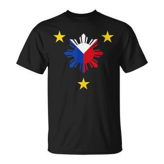 Philippine Flag Philippines Sun And Star T-Shirt - Monsterry