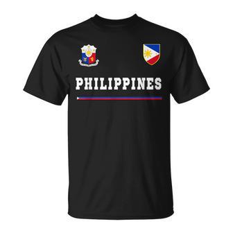 Philippines SportsSoccer Jersey Flag Football T-Shirt - Monsterry