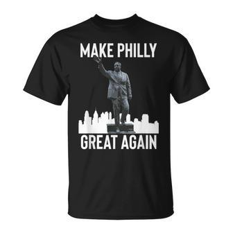 Make Philly Great Again Mayor Frank Rizzo Statue T-Shirt - Monsterry
