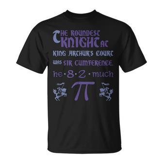 Pi Day March 14 Sir Cumference Teacher T-Shirt - Monsterry
