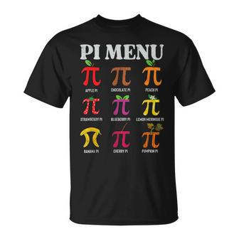Pi Day Menu Math Lover Geek Pi Day 3 14 Science Teacher T-Shirt - Monsterry CA