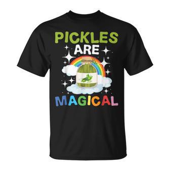 Pickles Are Magical Pickle Vegetarian Vegetable Farming T-Shirt - Monsterry AU