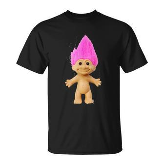 Pink Haired Troll Doll T-Shirt - Monsterry UK