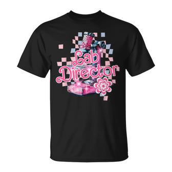 Pink Microscope Lab Week 2024 Lab Director Lab Tech T-Shirt | Mazezy
