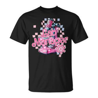 Pink Microscope Lab Week 2024 Lab Manager Lab Tech T-Shirt | Mazezy UK