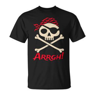 Pirate Argh Boys And Girls Arrgh Pirate T-Shirt - Seseable