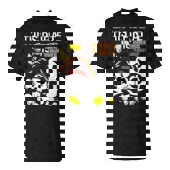 Pirate Birthday Pirate Is 8 Themed 8Th Birthday Party T-Shirt - Monsterry