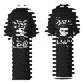 Pirate Legend Jolly Roger Flag T-Shirt - Thegiftio