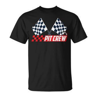 Pit Crew Race Car Hosting Parties Racing Party T-Shirt - Monsterry CA