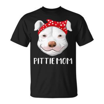 Pitbull Dog Lovers Pittie Mom Pit Bull T-Shirt | Mazezy
