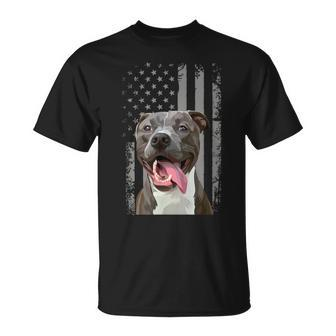 Pitbull Flag Pitbull Pit Bull Dog T-Shirt - Monsterry