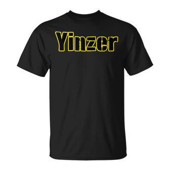 Pittsburgh Black And Yellow Pennsylvania Yinzer T-Shirt - Monsterry