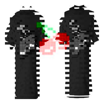 Pixel Cerise Numérique T-Shirt - Cadeauxyz