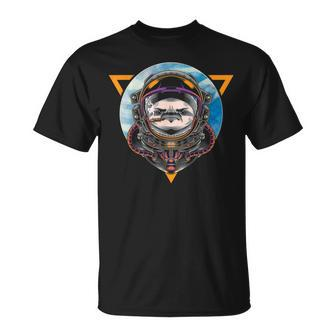 Planet Galaxy Outer Space Science Animal Sloth Astronaut T-Shirt - Thegiftio UK