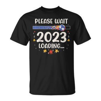 Please Wait 2023 Loading New Year T-Shirt - Monsterry DE