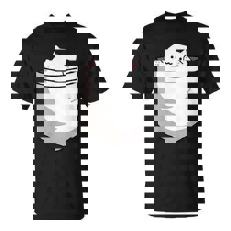 Pocket Bongo Cat Cute T-Shirt - Monsterry