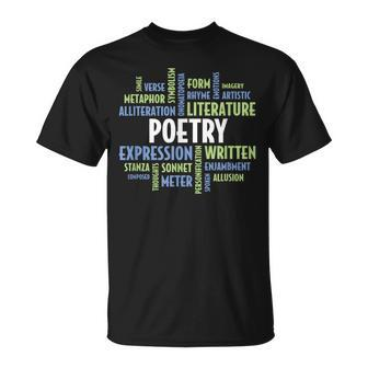 Poetry Quotes For Poets Who Love Writing And Poem Writers T-Shirt - Thegiftio UK
