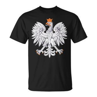 Poland Eagle Polish Symbol Sign Vintage Retro T-Shirt - Seseable