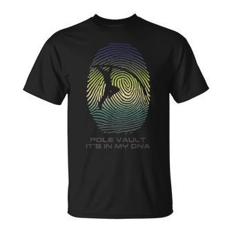 Pole Vault Its In My Dna Pole Vaulting For Vaulters T-Shirt - Monsterry DE