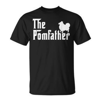 The Pom Father Pomeranian Dog Lover Dad Fathers Day T-Shirt - Monsterry UK