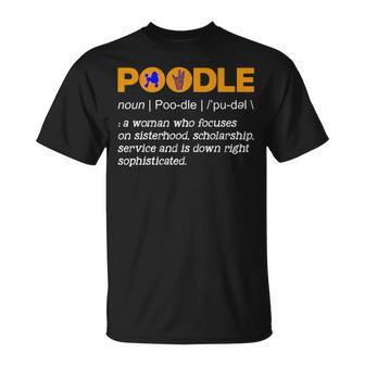Poodle Noun Gamma T-Shirt | Mazezy