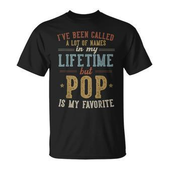 Pop Is My Favorite Name Father's Day Pop T-Shirt - Monsterry DE