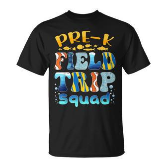 Pre-K Aquarium Field Trip Squad Pre-K Field Day T-Shirt - Monsterry CA