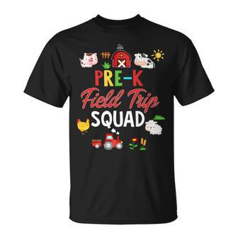 Pre-K Field Trip Squad Teacher Students Matching T-Shirt - Monsterry