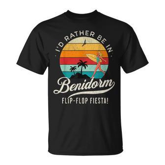 Prefiero Estar En Benidorm Gracioso Benidorm Camiseta unisex - Regaloses